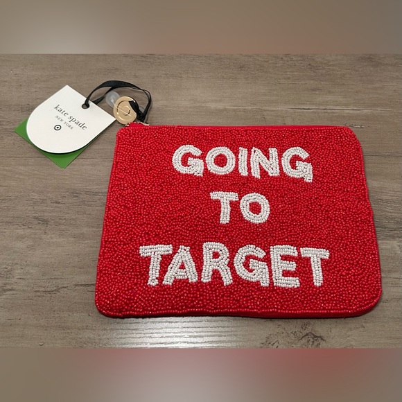kate spade Handbags - Kate Spade NY Target Going To Target Beaded Clutch‎ Exclusive New 2025 IN HAND.